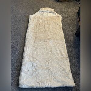 Pottery barn teen fur sleeping bag